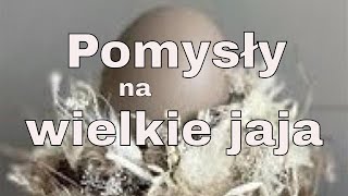 POMYSŁY NA DUŻE JAJKO STYROPIANOWE  JAK OZDOBIĆ JAJO [upl. by Hayilaa460]