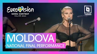 Natalia Barbu  In The Middle  Moldova 🇲🇩  National Final Performance  Eurovision 2024 [upl. by Nnaes]