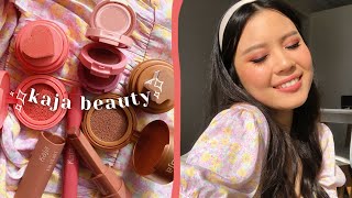 KAJA BEAUTY HAUL  REVIEW 💖 [upl. by Arramat]