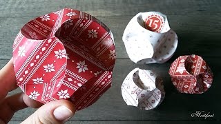 Hattifant  Christmas PATTERNS Triskele Paper Globe TUTORIAL [upl. by Nored]