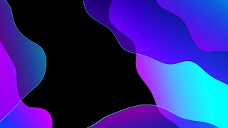 Gradient Liquid Blue Shapes Animation Background video  Footage  Screensaver [upl. by Calhoun761]