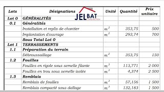 comment réaliser un devis en bâtiment partie 1 [upl. by Roede815]