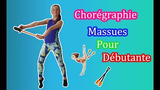 Chorégraphie Massues pour débutantes Gymnastique Rythmique Choréography Clubs For beginners [upl. by Islek]