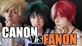 CANON VS FANON  TodoBakuDeku Cosplay Video [upl. by Annirak756]