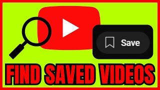 How To FIND SAVED VIDEOS On YouTube Saved List On YouTube 2024 [upl. by Marni]