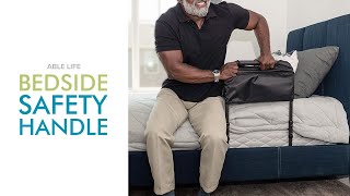 Able Life Bedside Safety Handle  Bed Assist Bar and Safety Support Rail [upl. by Tamah]