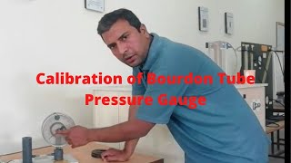 Calibration of Bourdon tube pressure gauge  Experiment No 03 [upl. by Reyaht166]