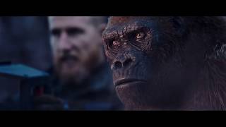 Red Donkey Saves Caesar War of the Planet of Apes  2017 [upl. by Nyrrat]