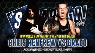 Full Match  Chris Renfrew vs Grado  ICW World Heavyweight Championship [upl. by Hna]