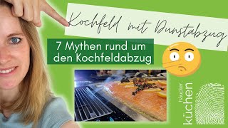 Kochfeld mit Dunstabzug So funktioniert der Dunstabzug nach unten [upl. by Oppen]