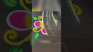 Rangoli Design Reverse Rangoli Satisfying video shorts [upl. by Ginger]