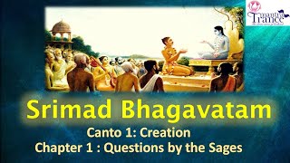 SB 11 Srimad Bhagavatam  Canto 1  Chapter 1  Questions by the Sages [upl. by Aramahs]