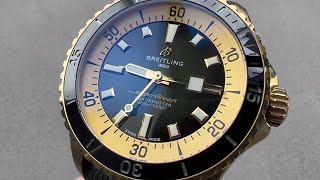 Breitling Superocean Bronze Auto N17375201L1S1 Breitling Watch Review [upl. by Dielu]