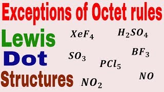 Exceptions of Octet rule  Lewis dot structure  Odd electron molecule  Chemical Bonding Class 11th [upl. by Tteirrah]