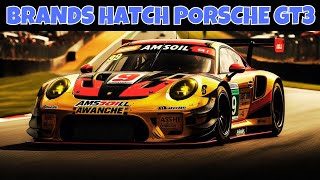 Brands Hatch Porsche GT3 RSR Onboard – Fastest Lap amp Race Recap [upl. by Lesnah934]