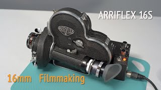 16mm Filmmaking  Arri 16 Arriflex 16S Camera [upl. by Latvina]