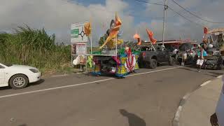 driving in mauritius to grand bassin during Maha shivratri 2024 traffic jam 4K POV [upl. by Erle]