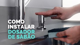 Como Instalar DOSADOR de Sabão e Detergente [upl. by Donnell]