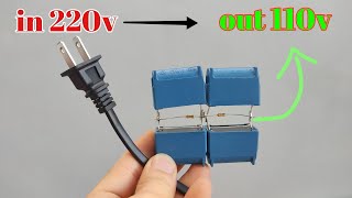 i make Convert 220v to 110v  no transformer [upl. by Seigel]