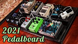 Whats on my Pedalboard 2021 Line 6 HX Stomp J Rockett Archer Nordland ODR C MXR Reverb [upl. by Mungo357]