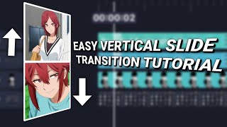 EASY VERTICAL SLIDE TRANSITION TUTORIAL  Alight Motion [upl. by Ottinger]