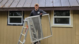 Installing New Windows at My Cabin [upl. by Marisa254]