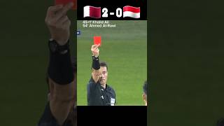 Qatar is VAR vs Indonesia U23Highlights  Asian Cup U23 shorts short football [upl. by Urbano]