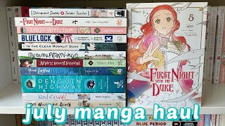 collective manga haul amp unboxing  july 2024 [upl. by Sheldon601]