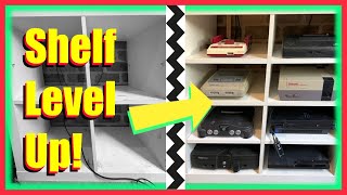 DIY Ikea Shelf Upgrade For MAX Console Storage [upl. by Anhaj211]