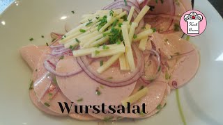 bayrischer schweizer WURSTSALAT  einfach und schnell erklärt [upl. by Jeremias330]