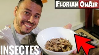 INSECTES je mange des PÂTES aux CRIQUETS et aux GRILLONS  VLOG 595 [upl. by Ylahtan]