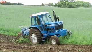 FORD 9700 Tractor Plowing [upl. by Okimik]