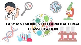 Bacterial classification Microbiology  Bacterial classification mnemonics [upl. by Ariew871]