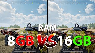 PUBG  8GB RAM VS 16GB RAM  1080p [upl. by Stander]