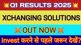 Xchanging Solutions Q1 Results 🔴 Xchanging Solutions Results 🔴 Xchanging Solutions Share Latest News [upl. by Nevart]