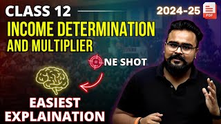 INCOME DETERMINATION AND MULTIPLIER class 12 ONE SHOT  GAURAV JAIN [upl. by Ahsinuq]