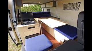 🚐 Un aménagement idéal pour 3 personnes dans un Volkswagen T6 L2H1 👨‍👩‍👧 [upl. by Myrle]