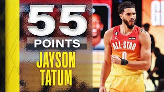 Jayson Tatums RECORDSETTING 2023 NBAAllStar Performance  55 PTS🔥 [upl. by Eiresed]