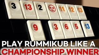 PLAY RUMMIKUB LIKE A CHAMPIONSHIP WINNER 13 [upl. by Saxe392]