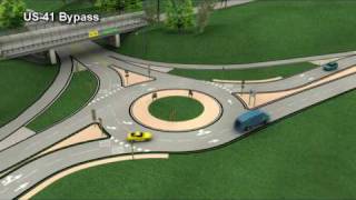 New Roundabout at US41 and Front Street in Marquette [upl. by Illah]