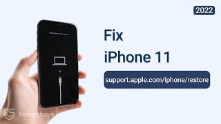 How to Fix supportapplecomiphonerestore on iPhone 11  2024 iOS 17 [upl. by Tania]