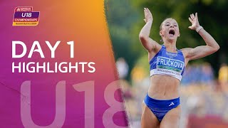 Day 1 Highlights  European Athletics U18 Championships  Banska Bystrica 2024 [upl. by Zia278]