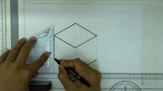 How to Draw Isometric Drawing  Cube [upl. by Sotos]