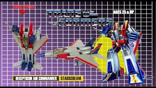 TRANSFORMERS G1 DECEPTICON STARSCREAM VINTAGE TOY REVIEW [upl. by Toft]