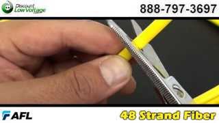 48 Strand Fiber Optic Cable  Singlemode indoor [upl. by Derna424]