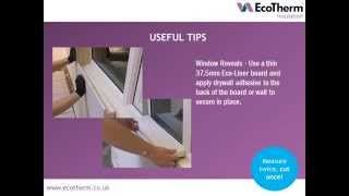 EcoTherm Insulated Plasterboard EcoLiner Dot and Dab Adhesive Installation Guidelines [upl. by Leumek371]