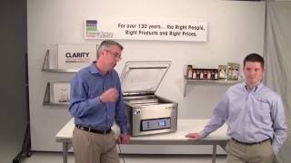 Multivac P300 Vacuum Chamber Sealing Machine LIVE Demo [upl. by O'Rourke]