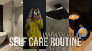 SELF CARE NIGHT ROUTINE  UNWIND amp RELAX  BLACK LUXURY AESTHETICS  ASHLEY DIOR [upl. by Spiers]