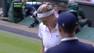 Kvitova wins magnificent point  Wimbledon 2014 [upl. by Lallage]