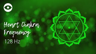 Heart chakra sound  healing frequency 128 Hz [upl. by Haskins491]